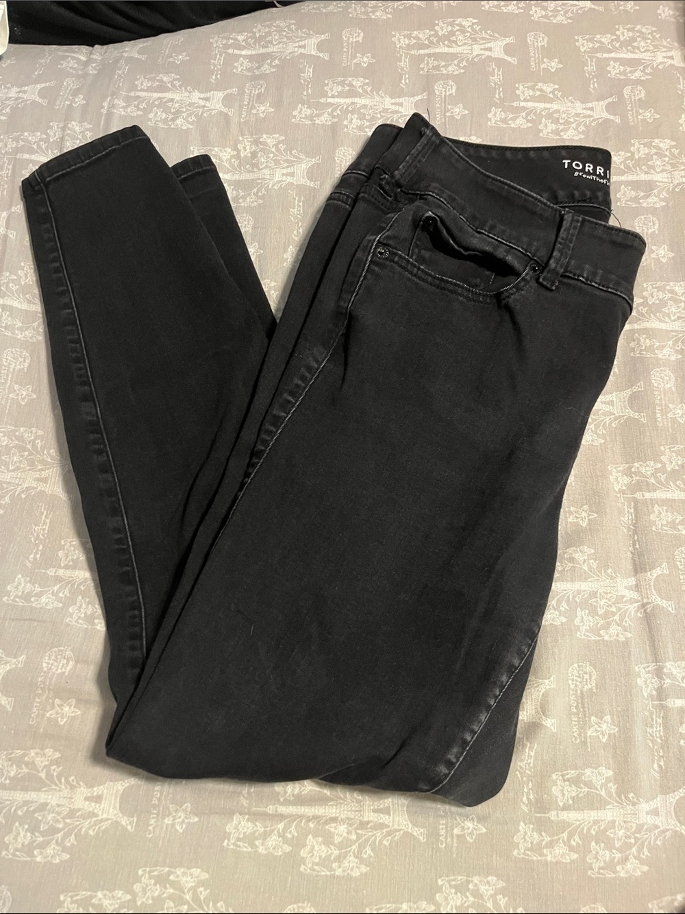 torrid Black Skinny Jeans - High Rise Stretch
